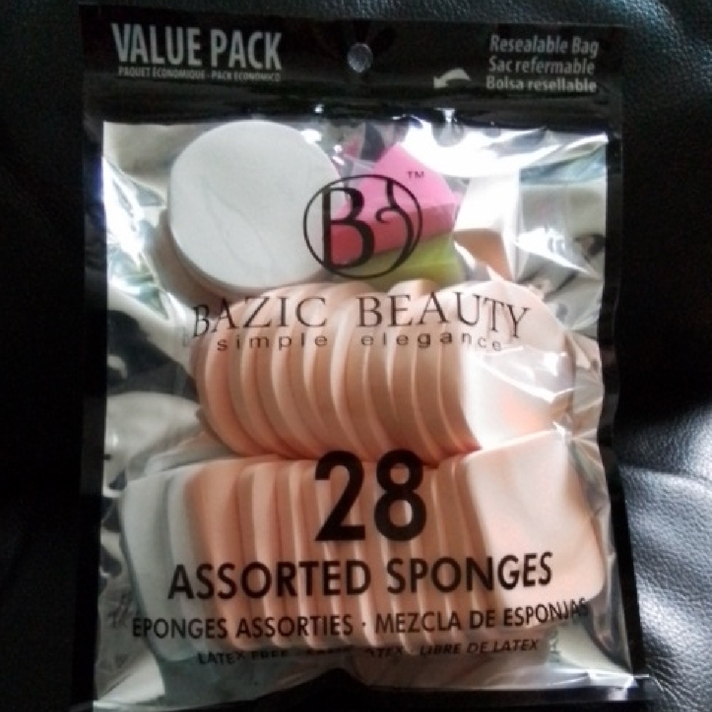 Assorted Makeup Sponges - Cream
